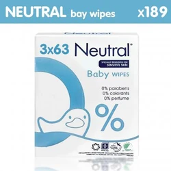 Neutral Babydoekjes 3-pak (3x63)