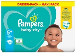 Pampers Baby-Dry maat 5+ 88 luiers Pampers Baby-Dry maat 5+ 88 luiers