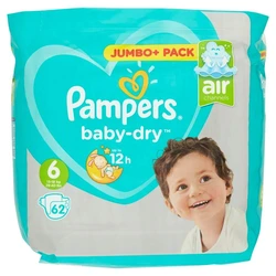 Pampers Baby-Dry maat 6 62 luiers Pampers Baby-Dry maat 6 62 luiers