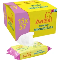 Zwitsal Baby Sensitive Billendoekjes 15 x 57 Stuks