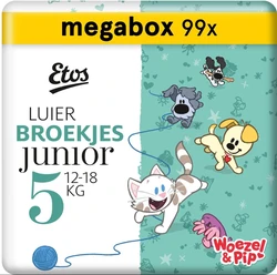 Etos luierbroekjes maat 5 - 99 stuks