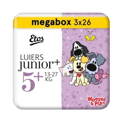 Etos Luiers maat 5+ 78 stuks