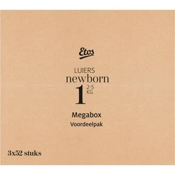Etos Luiers maat 1 156 stuks
