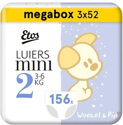 Etos Luiers maat 2 156 stuks