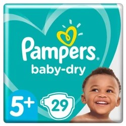 Pampers Baby-Dry maat 5+ 29 luiers Pampers Baby-Dry maat 5+ 29 luiers
