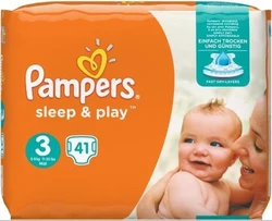 Pampers Sleep And Play Maat-3 Midi 5-9kg 41-Luiers
