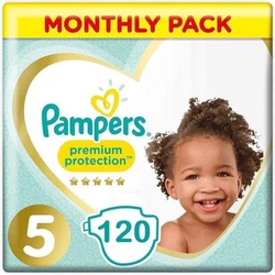 Pampers Premium Protection Luiers Maat 5 - 120 Luiers Maandbox