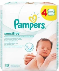 Pampers Babydoekjes - Sensitive Protect - 4 x 56 stuks