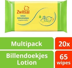 Zwitsal Billendoekjes Lotion - 1300 doekjes (20x65 stuks)