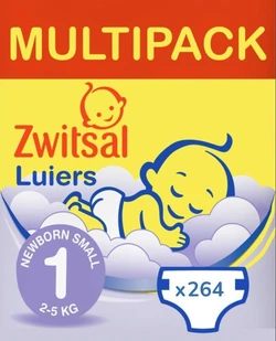 Zwitsal Luiers New Born - Maat 1 - 264 stuks - Voordeelverpakking