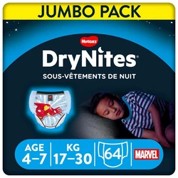 Huggies DryNites Boy maat 4-7 - 64 luiers