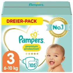 Pampers Premium Protection maat 3 -105 luiers