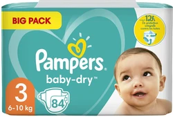 Pampers Baby-Dry maat 3 84 luiers