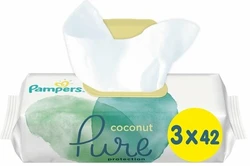 Pampers Babydoekjes Pure Coconut 3-pak 126 doekjes