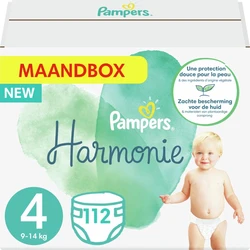 Pampers Harmonie maat 4 112 luiers