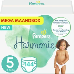 Pampers Harmonie maat 5 144 luiers