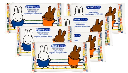 Dermo Care Billendoekjes 6-pak 432 doekjes Dermo Care Billendoekjes 6-pak 432 doekjes