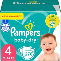 Pampers - Baby-Dry - Mega Maandbox - Maat 4 276 luiers