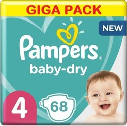 Pampers - Baby-Dry - Big Pack met 68 luiers - Maat 4