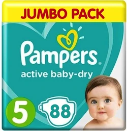 Pampers - Baby-Dry - Jumbo pak+ - Maat 5 Pampers - Baby-Dry - Jumbo pak+ - Maat 5