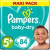 Pampers baby dry 5+ maxi pack met 84 luiers Pampers baby dry 5+ maxi pack met 84 luiers