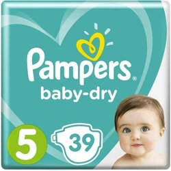Pampers - Baby-Dry - Voordeelpak nieuw - Maat 5 Pampers - Baby-Dry - Voordeelpak nieuw - Maat 5