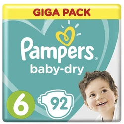 Pampers - Baby-Dry - Giga pak - Maat 6 Pampers - Baby-Dry - Giga pak - Maat 6