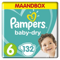 Pampers - Baby-Dry - Maandbox+ - Maat 6 Pampers - Baby-Dry - Maandbox+ - Maat 6