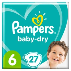 Pampers - Baby-Dry - Voordeelpak - Maat 6 Pampers - Baby-Dry - Voordeelpak - Maat 6
