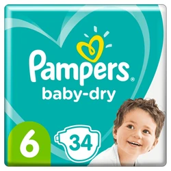 Pampers - Baby-Dry - Voordeelpak - Maat 6 Pampers - Baby-Dry - Voordeelpak - Maat 6