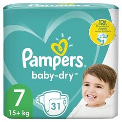 Pampers Baby-Dry maat 7 31 luiers Pampers Baby-Dry maat 7 31 luiers