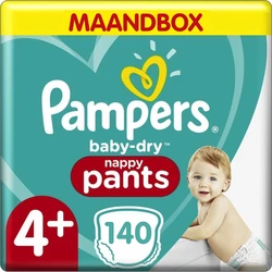 Pampers - Baby-Dry Pants - Maandbox+ - Maat 4+ Pampers - Baby-Dry Pants - Maandbox+ - Maat 4+