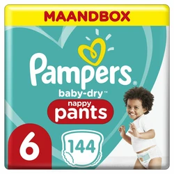 Pampers - Baby-Dry Pants - maandbox+ - maat 6