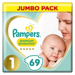 Pampers Premium Protection - jumbo+ pak - 1 Pampers Premium Protection - jumbo+ pak - 1