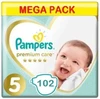 Pampers Premium Care Luiers Maat 5 - 102 Luiers Voordeelverpakking