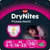 Huggies DryNites - standaard pak - 3 tot 5 - Girl
