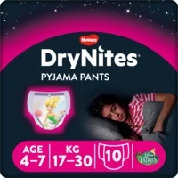 Huggies DryNites - standaard pak - 4 tot 7 - Girl Huggies DryNites - standaard pak - 4 tot 7 - Girl
