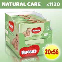 Huggies Natural Care babydoekjes 20-pak (20x56) Huggies Natural Care babydoekjes 20-pak (20x56)