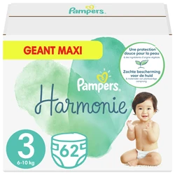 Pampers Harmonie maat 3 62 luiers