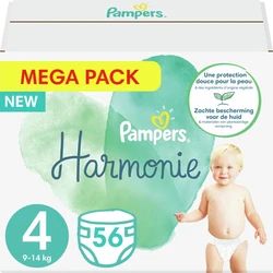 Pampers Harmonie maat 4 56 luiers