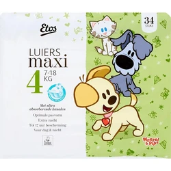 Etos - Standaard Pak - Maat 4 - 34stuks