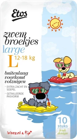 Etos - zwemluier - maat L - 10