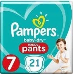 Pampers Baby-Dry Pants maat 7 21 luiers