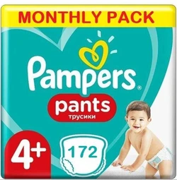 Pampers Baby-Dry Pants maat 4+ 172 stuks Pampers Baby-Dry Pants maat 4+ 172 stuks