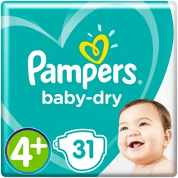 Pampers Baby-Dry maat 4+ Pampers Baby-Dry maat 4+
