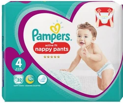 Pampers Baby Luierbroekjes Active Fit Maat 4 32 stuks