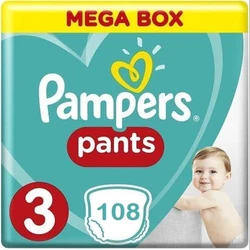 Pampers Baby Dry Pants Maat 3 - 108 Luierbroekjes