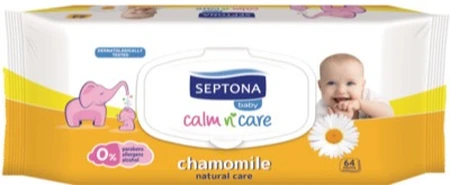 Septona Natural Care Kamille - 64 doekjes