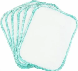 BilliesBox snoetenpoetsers - Wasbare doekjes - Zeegroen