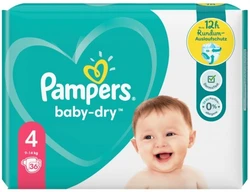Pampers Baby-Dry maat 4 - 144 luiers